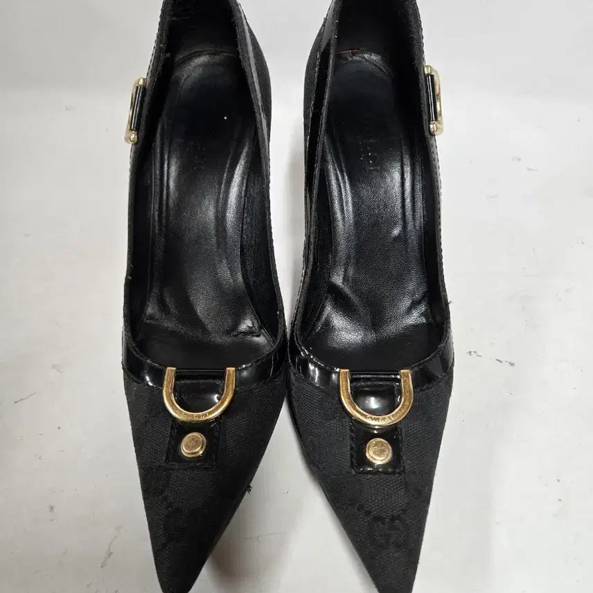 [BUNJANG] Gucci Black Heel Shoes 36C / 구찌 블랙 힐 구두 여성용 36C