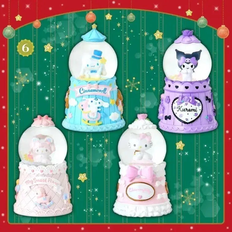 [BUNJANG] Sanrio Cinnamoroll 2025 Christmas Snow Globe / 산리오 2025 크리스마스 스노우볼 시나모롤(새상품)