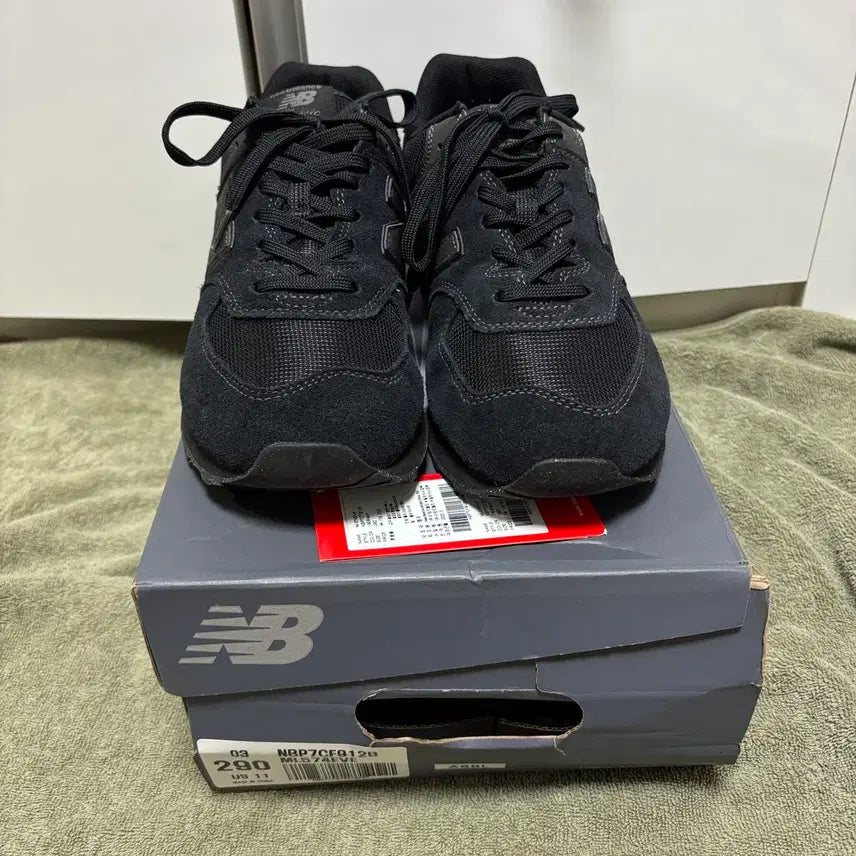 [BUNJANG] New Balance 574 Triple Black / [290] 뉴발란스 574 트리플 블랙