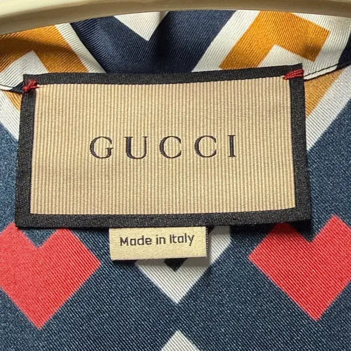 [BUNJANG] Gucci Silk Camp Collar Shirt / 구찌 실크 캠프카라셔츠 새제품