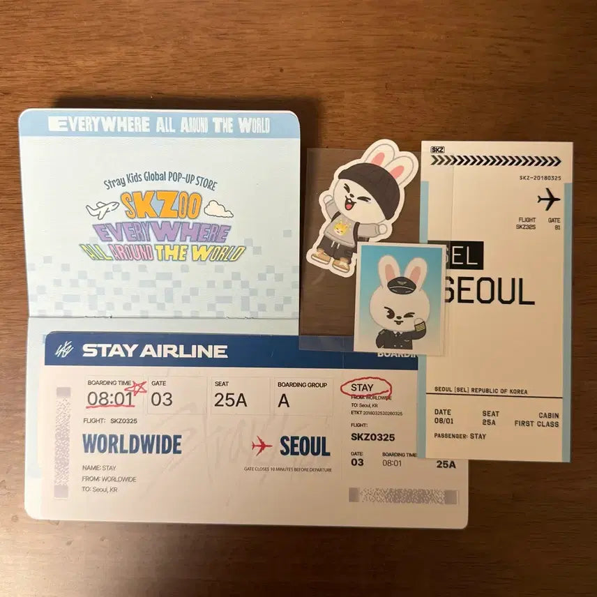 [SOLD OUT] Straykids 스트레이키즈 스키즈 seoul popup 특전세트 리빗