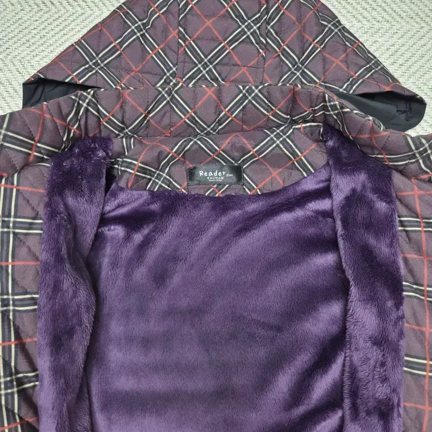 [BUNJANG] Checkered Hoodie Jumper / 체크후드점퍼