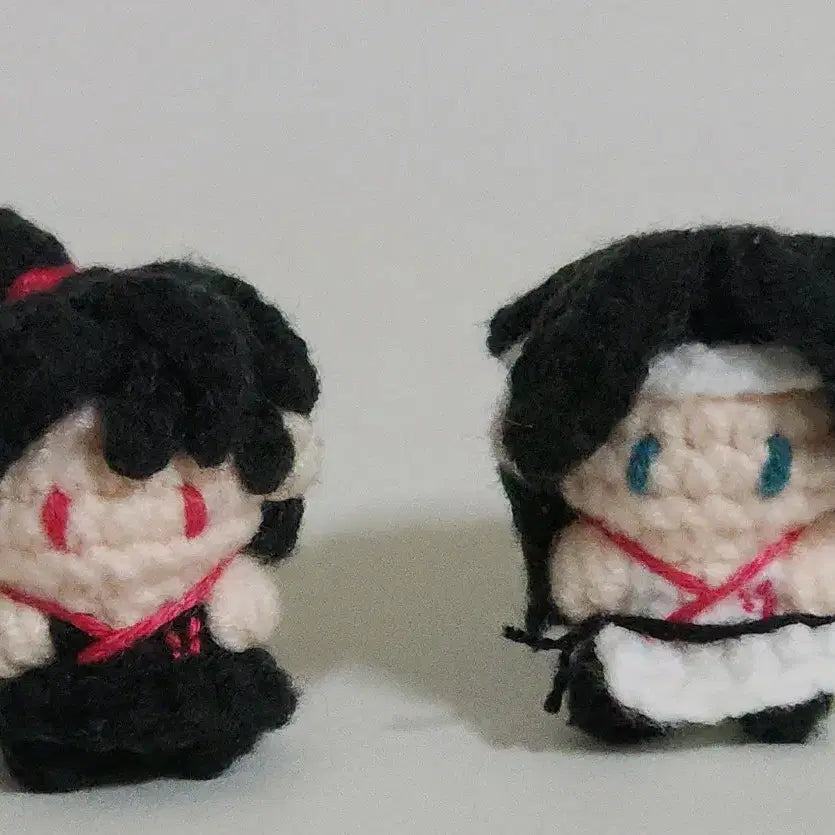 [BUNJANG] Hwasan Gwihan Cheonmyeong Knitted Doll &amp; Keyring Set / 화산귀환 천명  뜨개인형 , 뜨개키링