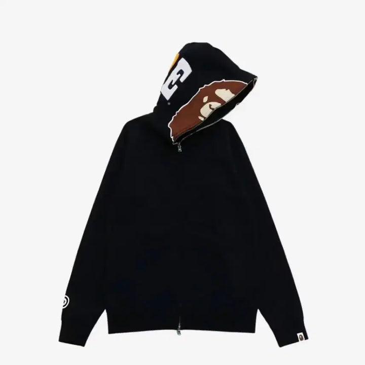 [BUNJANG] Bape Overdyed 2nd Ape Full Zip Hoodie / 베이프 오버다이 2nd 에이프 풀집업 후드