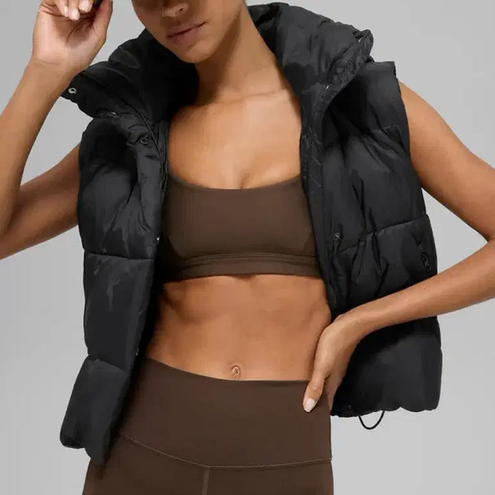 [BUNJANG] Alo Black Padded Vest - Size S / alo 블랙 패딩 베스트 - S사이즈