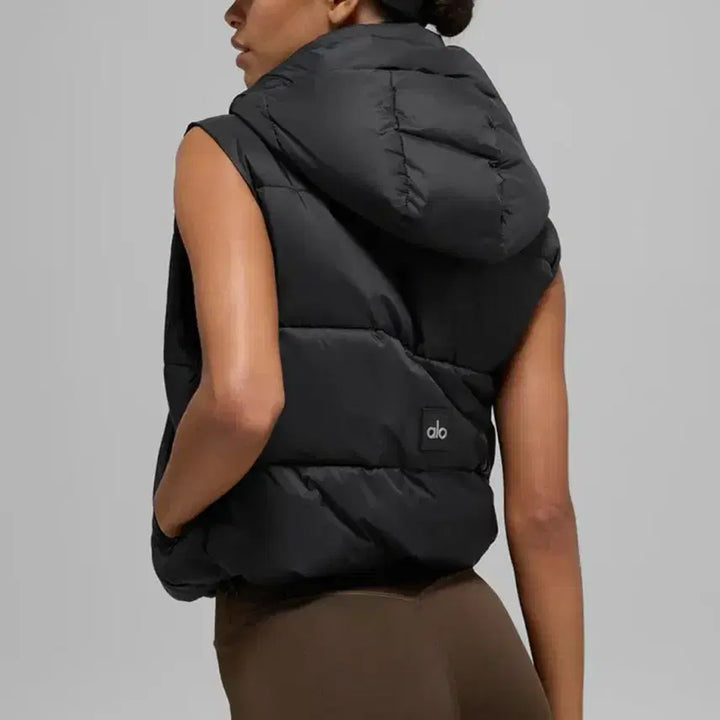 [BUNJANG] Alo Black Padded Vest - Size S / alo 블랙 패딩 베스트 - S사이즈