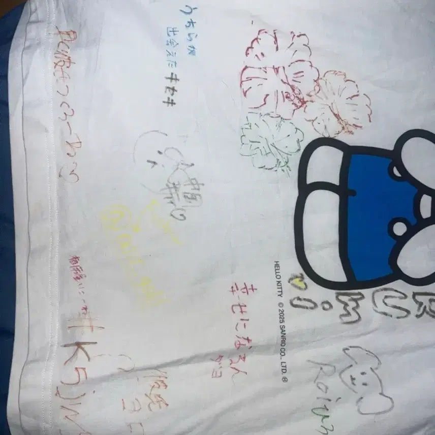 [BUNJANG] Uniqlo x Hello Kitty Custom Vintage T-Shirt L / 유니클로 키티 빈티지 커스텀 티셔츠 L