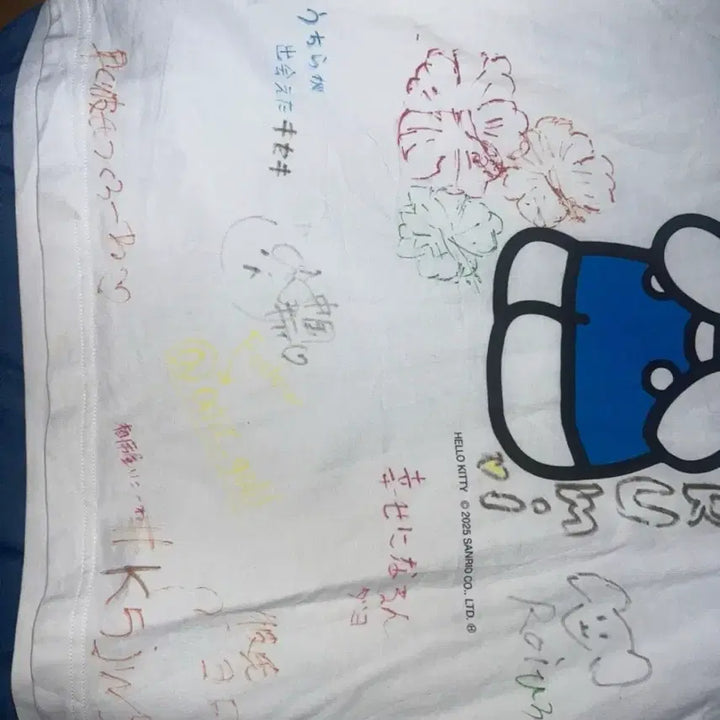 [BUNJANG] Uniqlo x Hello Kitty Custom Vintage T-Shirt L / 유니클로 키티 빈티지 커스텀 티셔츠 L