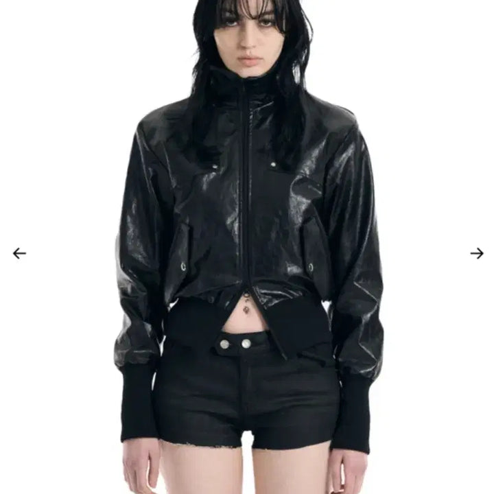 [BUNJANG] Bohemian Seoul Rivet Point Banding Jumper Jacket / 보헤미안서울 리벳 포인트 밴딩 점퍼 자켓