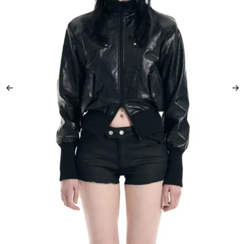 [BUNJANG] Bohemian Seoul Rivet Point Banding Jumper Jacket / 보헤미안서울 리벳 포인트 밴딩 점퍼 자켓