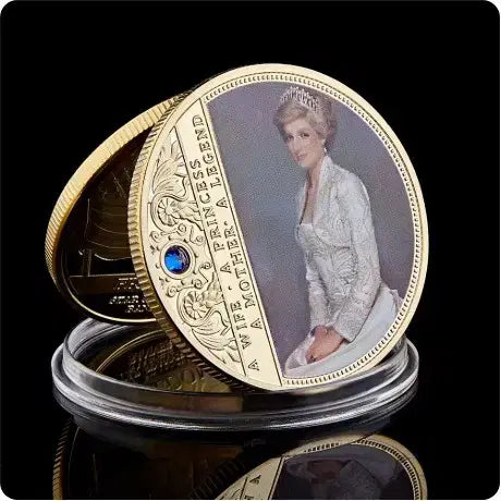 [BUNJANG] UK Princess Diana Rose Diamond Commemorative Token Coin / 소장품 영국 다이애나 프린세스 로즈다이아몬드 기념주화 토큰코인