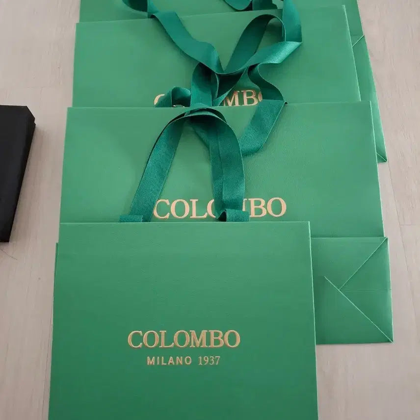 [BUNJANG] Colombo Milano Shopping Bag - Green / 콜롬보 밀라노 쇼핑백 그린