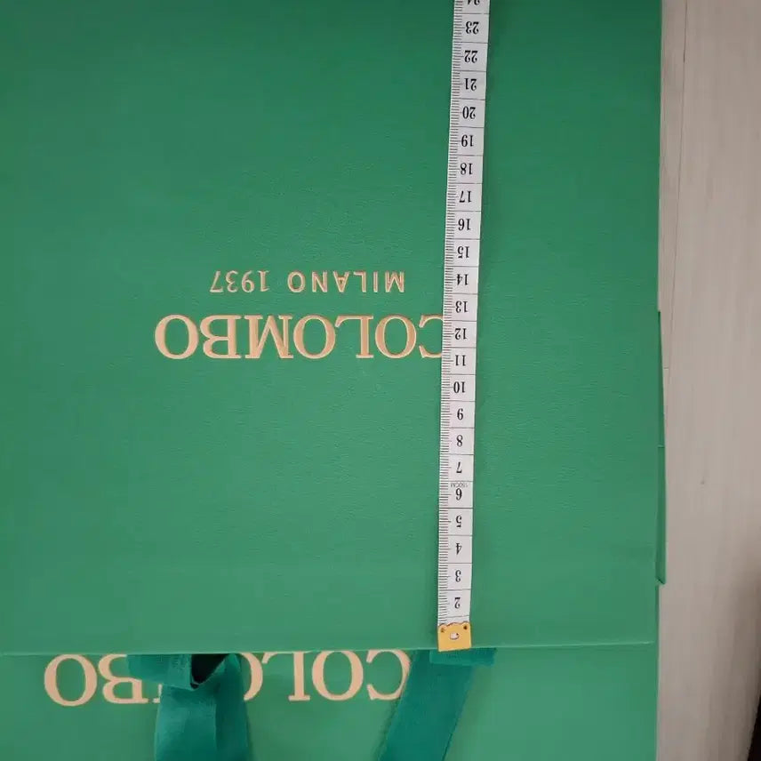 [BUNJANG] Colombo Milano Shopping Bag - Green / 콜롬보 밀라노 쇼핑백 그린
