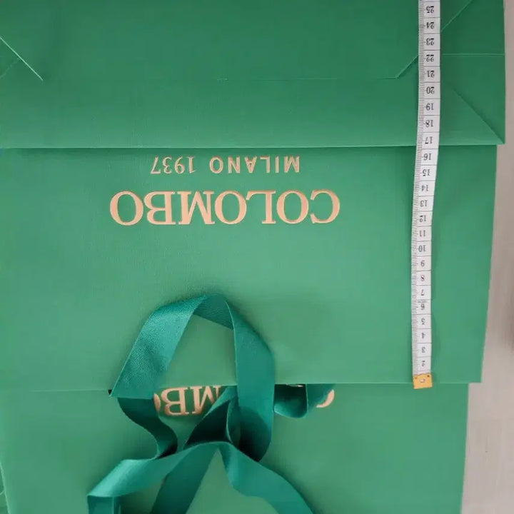 [BUNJANG] Colombo Milano Shopping Bag - Green / 콜롬보 밀라노 쇼핑백 그린