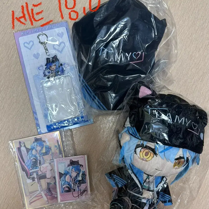 [BUNJANG] Hololive Yukihana Lamy New Outfit Commemoration Goods Bundle Set / 일괄) 홀로라이브 유키하나 라미 신의상 기념 굿즈