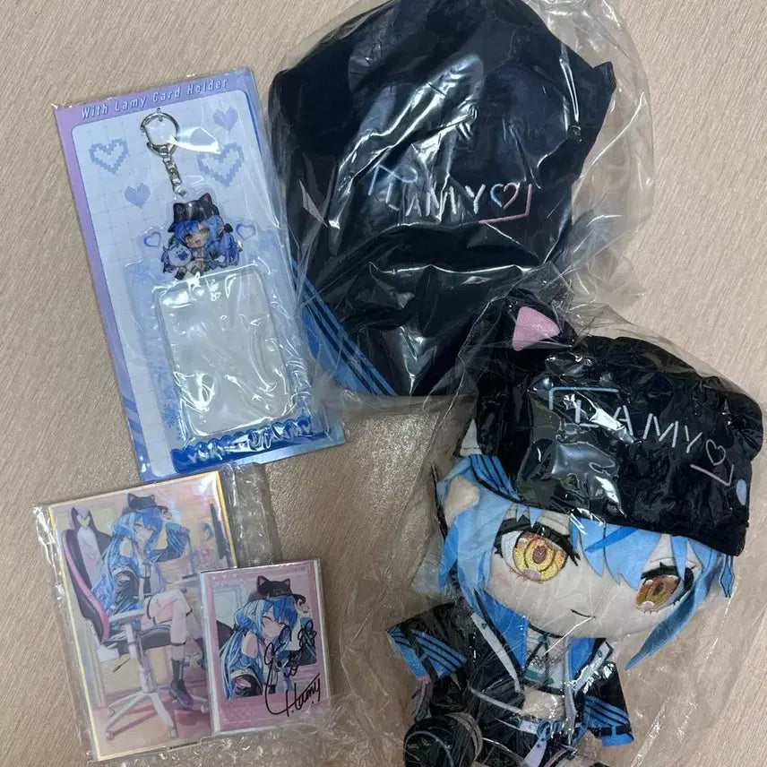 [BUNJANG] Hololive Yukihana Lamy New Outfit Commemoration Goods Bundle Set / 일괄) 홀로라이브 유키하나 라미 신의상 기념 굿즈