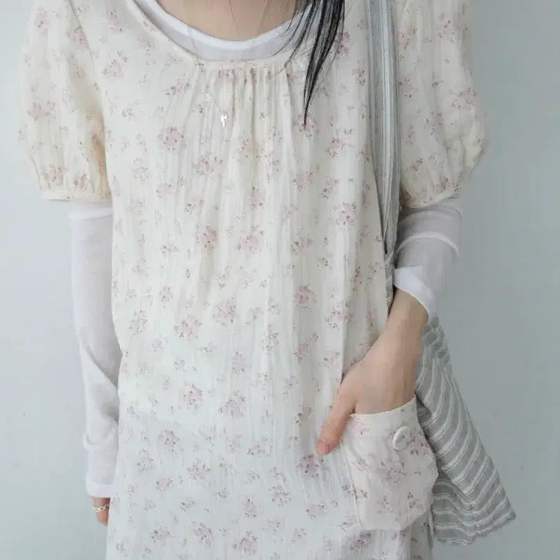 [BUNJANG] The Buttercream Lena Cotton Tunic Blouse / ( 이번 주까지 )더버터크림 블라우스