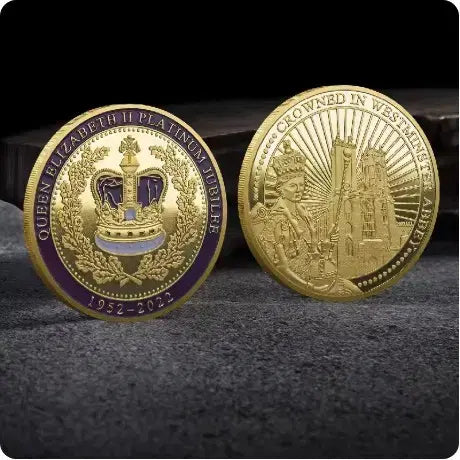 [BUNJANG] Queen Elizabeth II Westminster Abbey Commemorative Coin / 영국 여왕 엘리자베스 2세 웨스트 민스터 수도원 기념품 코인 동전 주화