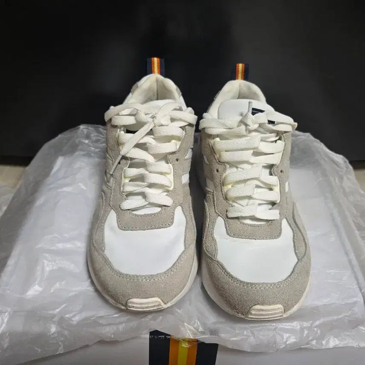 [BUNJANG] K-Wave Sneakers Gray/White 230 / 까웨 운동화 그레이/화이트 230