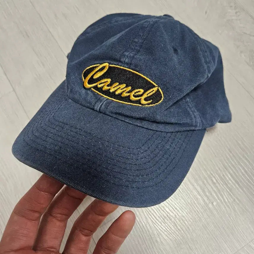 [SOLD OUT] 빈티지 카멜 볼캡 모자 네이비 판매합니다