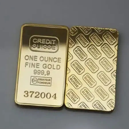 [BUNJANG] Gold Plated Swiss Bar Modern Art Commemorative Coin Replica / 도금 스위스 바 현대미술 기념동전