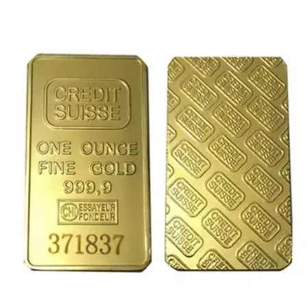 [BUNJANG] Gold Plated Swiss Bar Modern Art Commemorative Coin Replica / 도금 스위스 바 현대미술 기념동전