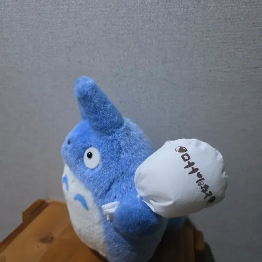 [BUNJANG] Totoro Plush Toy Blue with Bag / 토토로 인형 블루 (가방 포함)
