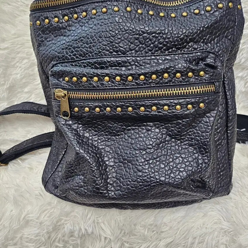 [BUNJANG] Ralph Lauren Denim &amp; Supply Faux Leather Backpack / 여성 비나티지 랄프로렌 데님 &amp; 서플라이 인조 가죽 백팩
