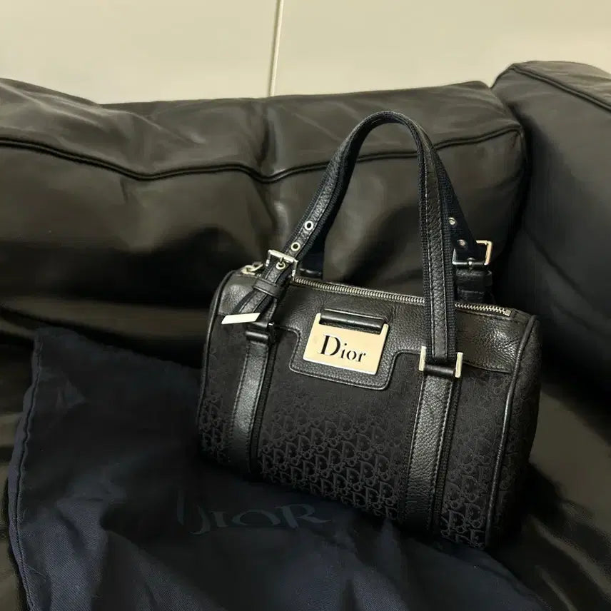 [BUNJANG] Dior Oblique Black Boston Bag / 디올 오블리크 블랙 보스턴백