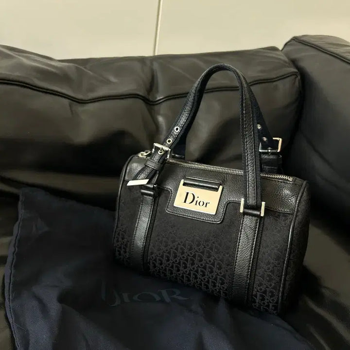 [BUNJANG] Dior Oblique Black Boston Bag / 디올 오블리크 블랙 보스턴백