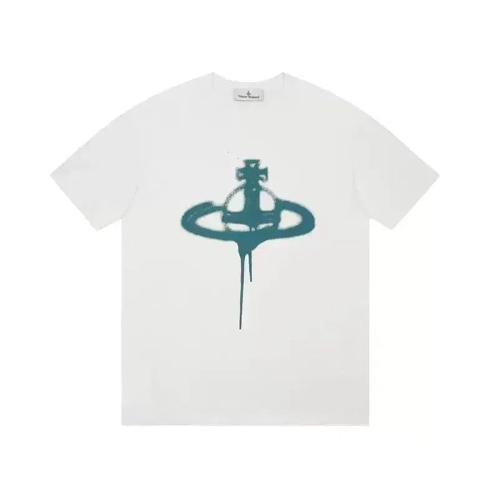 [BUNJANG] Vivienne Westwood Unisex Logo T-Shirt / 비비안웨스트우드 남녀공용반팔티셔츠 비비안로고무늬 5color