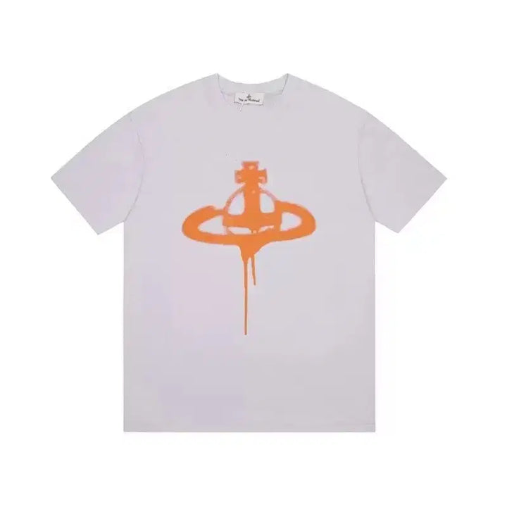 [BUNJANG] Vivienne Westwood Unisex Logo T-Shirt / 비비안웨스트우드 남녀공용반팔티셔츠 비비안로고무늬 5color