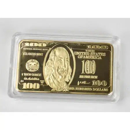 [BUNJANG] Lounge International Gold Plated USD 100 Dollar Commemorative Coin / 골드도금 USD 100달러 금속동전