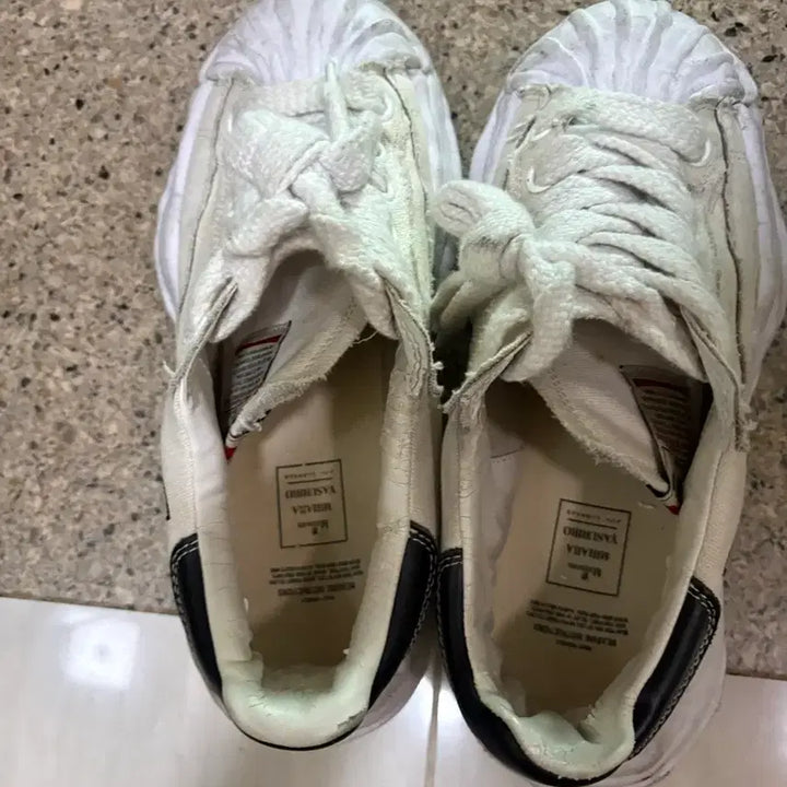 [BUNJANG] Mihara Yasuhiro Blakey OG Sole Canvas Low-Top Sneakers White / 미하라 야스히로 블레이키 OG 솔 캔버스 로우탑 스 니커즈 화이트