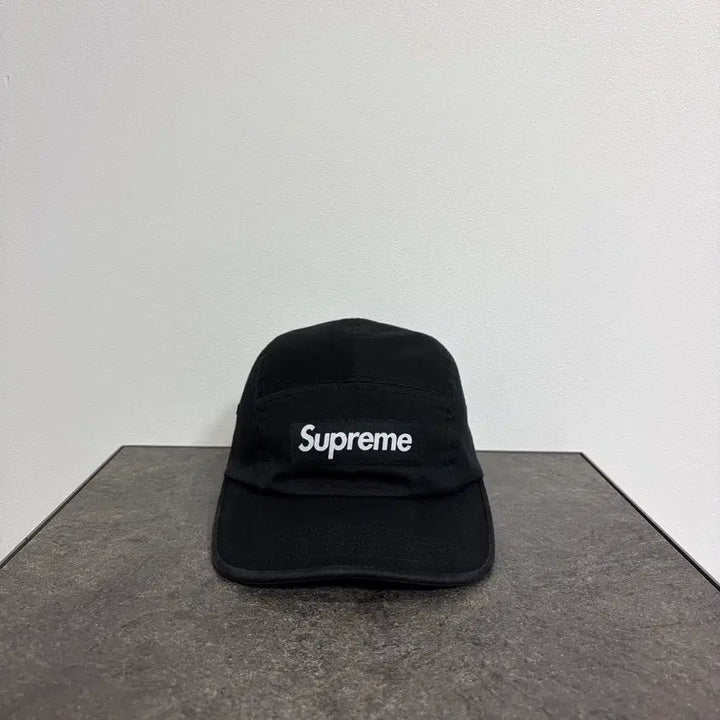 [BUNJANG] Supreme Box Logo Camp Cap Hat Black / (OS) 슈프림 박스로고 캠프캡 모자 블랙