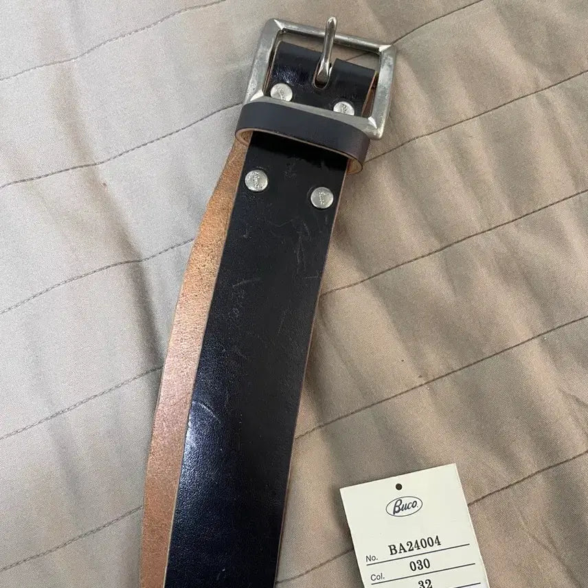 [BUNJANG] Buko Garrison Belt Horsehide 32 / 부코 홀스하이드 개리슨벨트 차심 32
