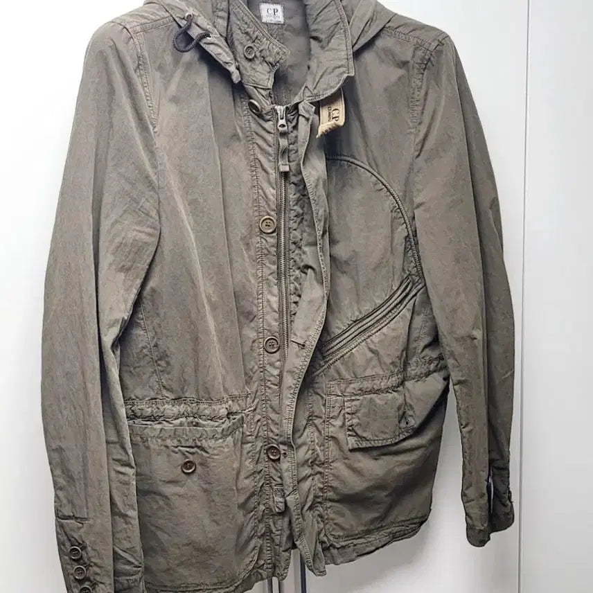 [BUNJANG] C.P. Company Khaki Hooded Jacket / C.P.컴퍼니 후드 자켓 카키