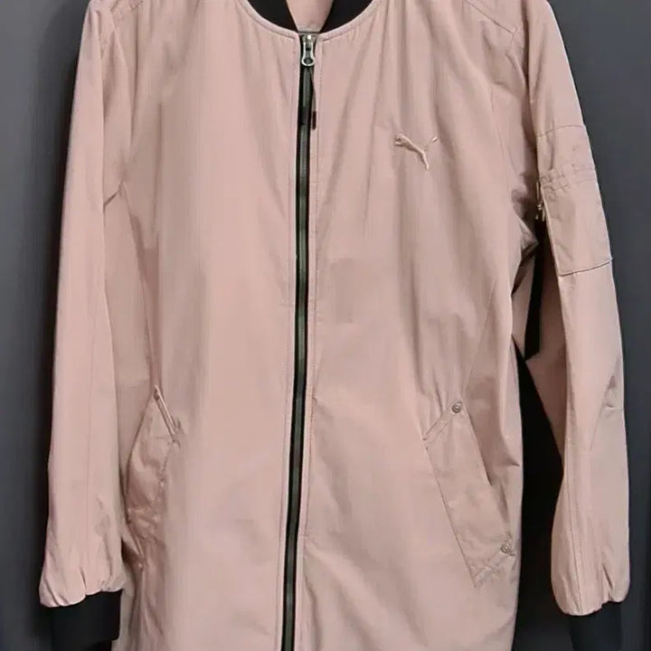 [SOLD OUT] PUMA 핑크 롱 봄버 자켓