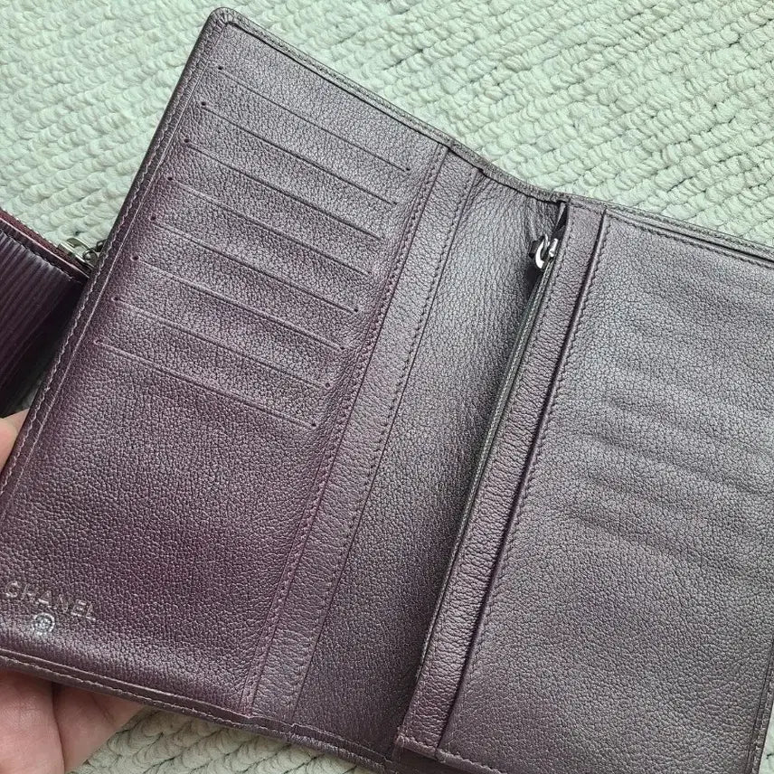 [BUNJANG] Chanel Camellia Long Wallet / 샤넬 카멜리아 장지갑