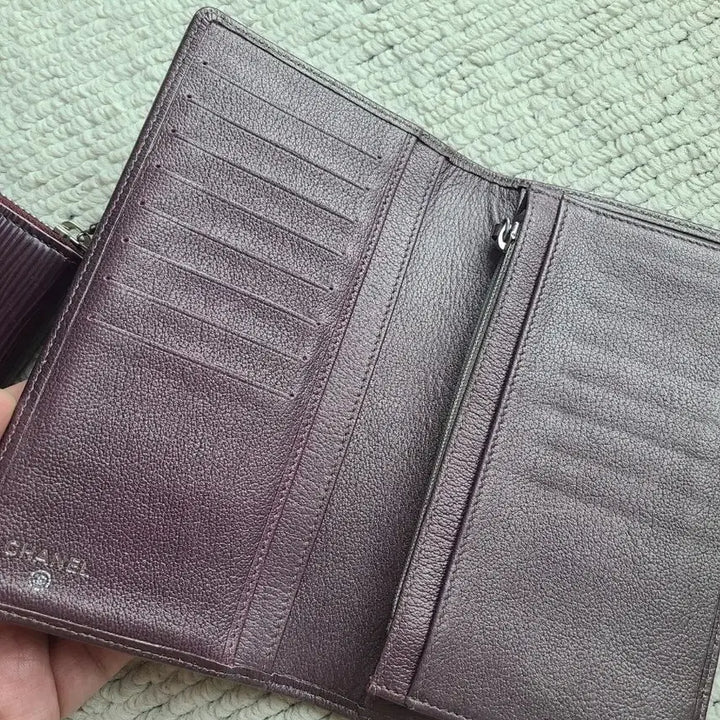 [BUNJANG] Chanel Camellia Long Wallet / 샤넬 카멜리아 장지갑