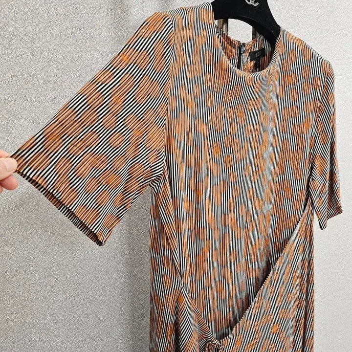 [BUNJANG] COS Polka Dot Vertical Stripe Wrap Style Maxi Dress / cos