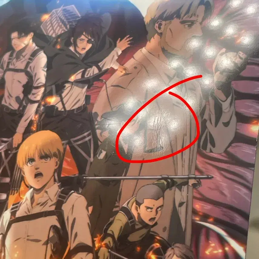 [BUNJANG] Attack on Titan Official Illustration Printing Box Set (4x6 Size) / 일괄) 진격의거인 공식 일러스트 프박 프린팅박스 4x6사이즈