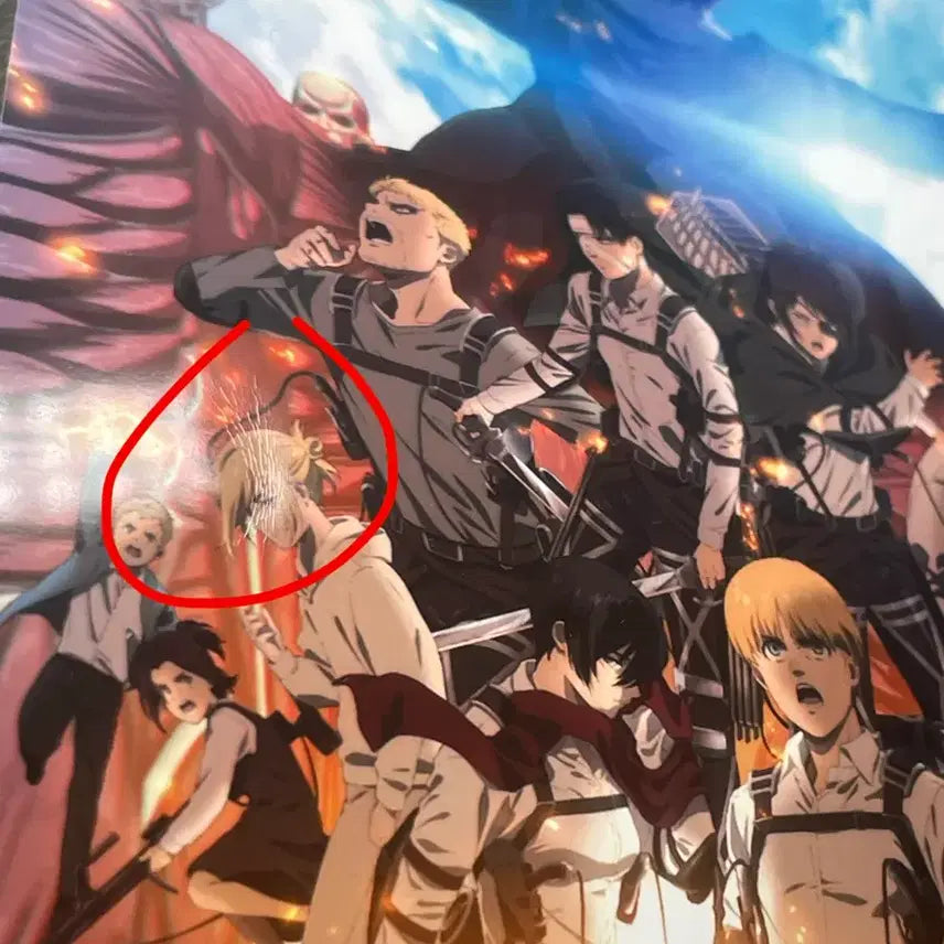 [BUNJANG] Attack on Titan Official Illustration Printing Box Set (4x6 Size) / 일괄) 진격의거인 공식 일러스트 프박 프린팅박스 4x6사이즈