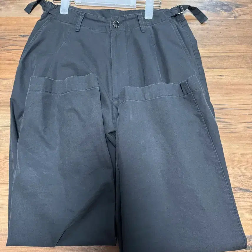 [BUNJANG] HAECHINGROOM Vintage Deep Pleats Pants Charcoal / 해칭룸 vtg 딥플리츠 팬츠 차콜