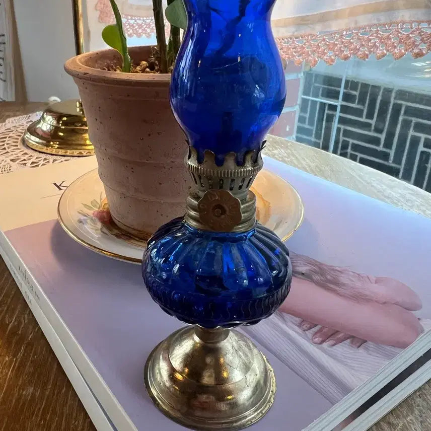 [BUNJANG] European Vintage Mini Oil Lamp / 유럽 빈티지 미니 오일램프(이슈있음)