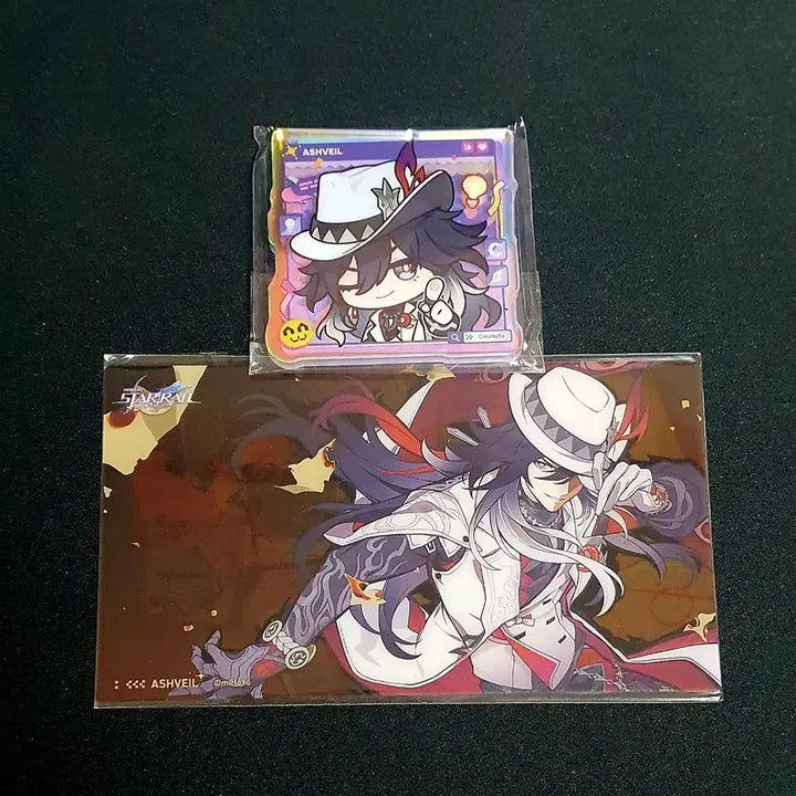 [BUNJANG] Honkai Star Rail Ashwail Transparent Photocard + Magnet Set / 붕괴 스타레일 애쉬베일 포토카드 + 마그넷 세트 3주년 팝업 붕스 포카