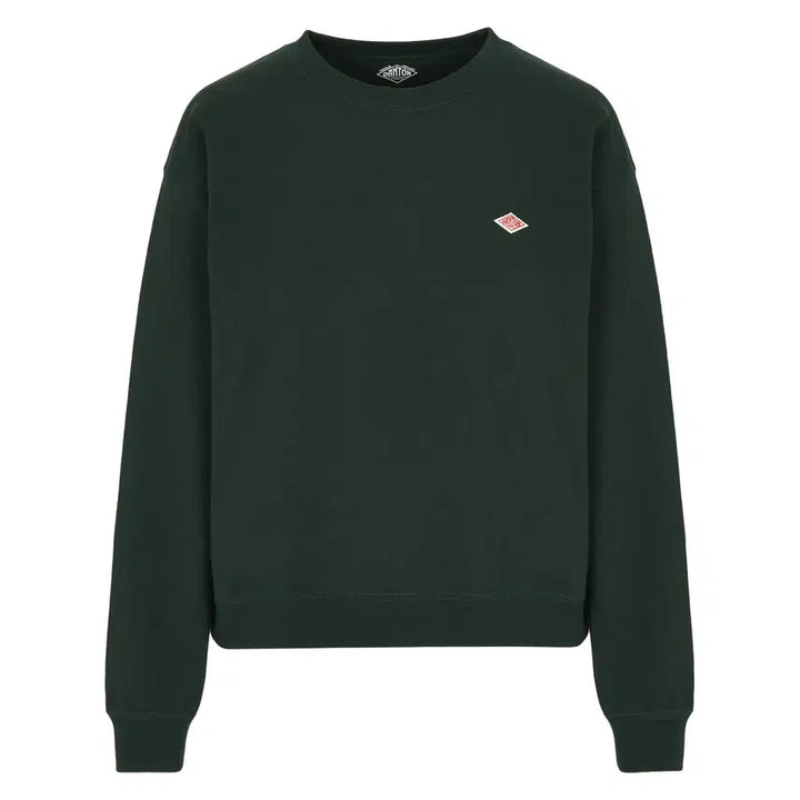 [BUNJANG] DANTON Long Sleeve Sweatshirt Dark Green Women&