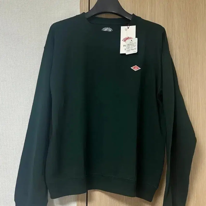 [BUNJANG] DANTON Long Sleeve Sweatshirt Dark Green Women&