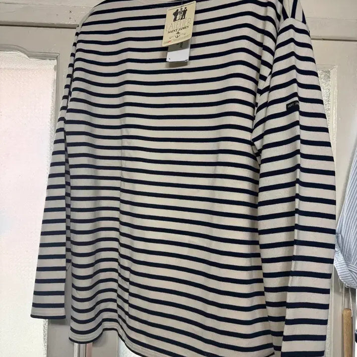 [BUNJANG] Saint James Guildo R T7 Ecru Marine (Navy) Shirt / 세인트제임스 길도R (T7) ASJU2313802-050