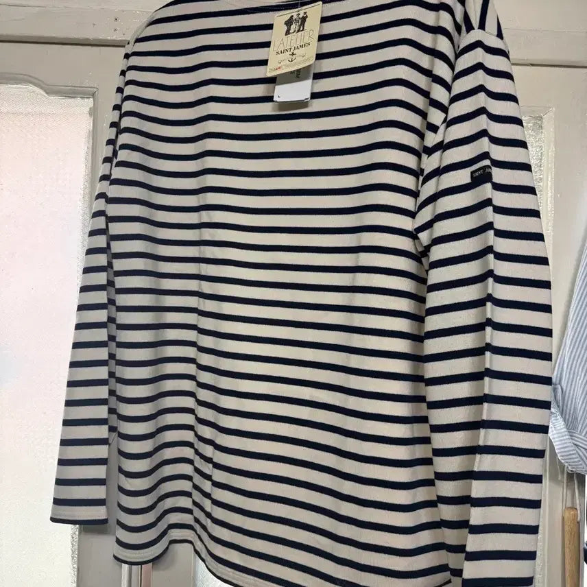 [BUNJANG] Saint James Guildo R T7 Ecru Marine (Navy) Shirt / 세인트제임스 길도R (T7) ASJU2313802-050